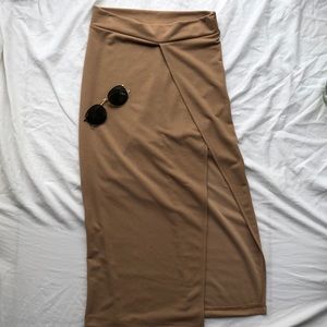 Midi Skirt with Slit